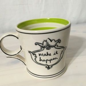 Anthropologie Dining - Anthropologie Molly Hatch Make it Happen Mug Anthropologie Dining - Anthropologie Molly Hatch Make it Happen Mug